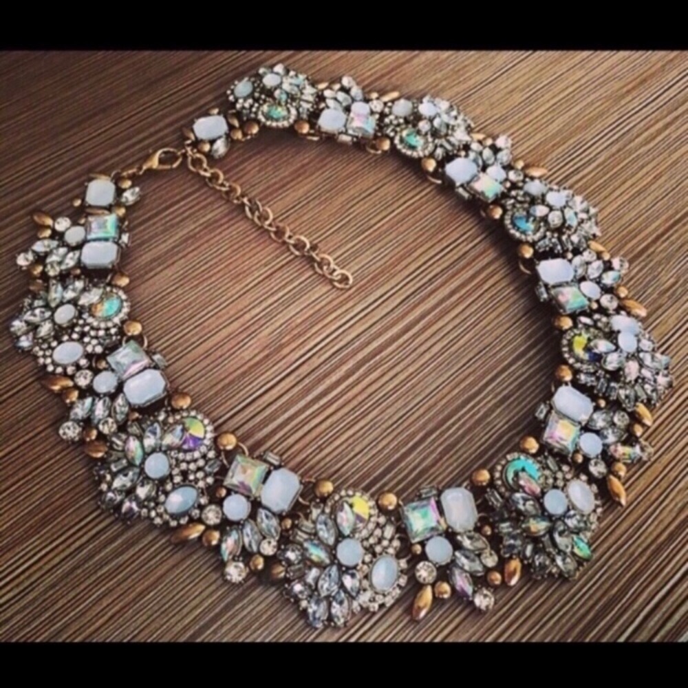 Crystal Statement Necklace,Crystal Necklace
